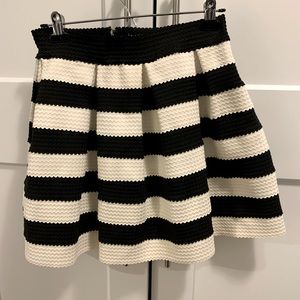 High waisted A line skirt